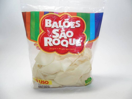 Imagem 1 de 3 de Balão São Roque Nº9 C/ 50 - Cristal