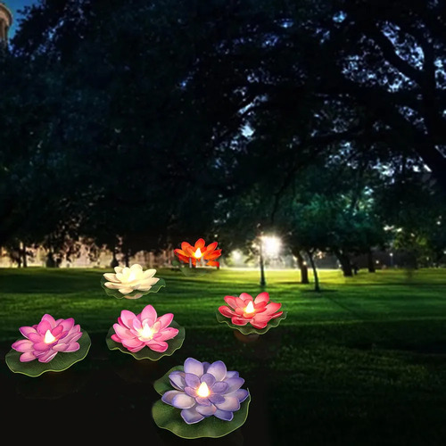 Hel Lámpara Led Flutuante Lotus 6 Peças