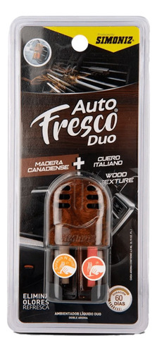 Ambientador Shick Splash X2 Madera Cuero - Sim-206750