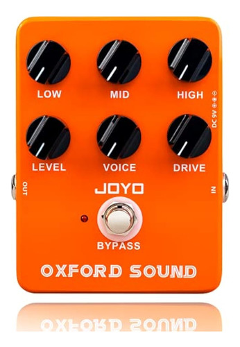 Joyo Oxford Sound Overdrive Pedal De Efecto De Guitarra Peda