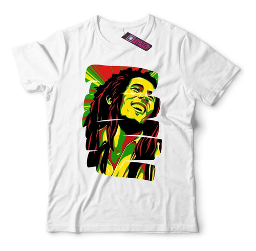 Remera Bob Marley Reggae Pop Art 5  Dtg Premium