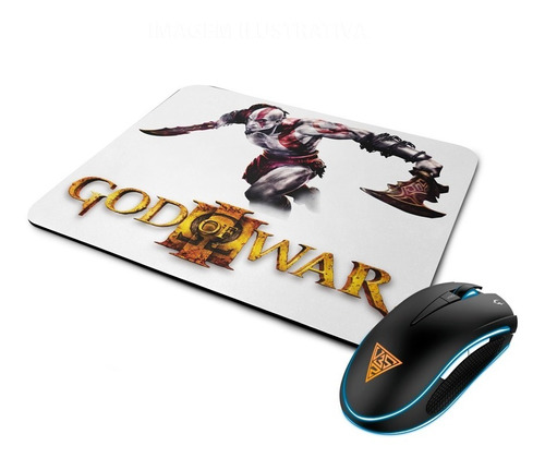 Imagem 1 de 3 de Mouse Pad Personalizado - God Of War