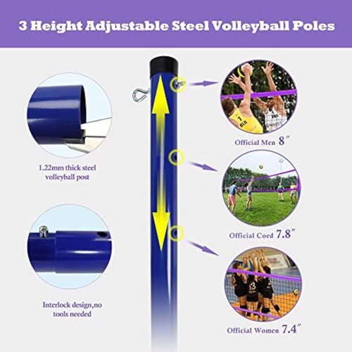 Nqv Juego De Red De Voleibol Profesional