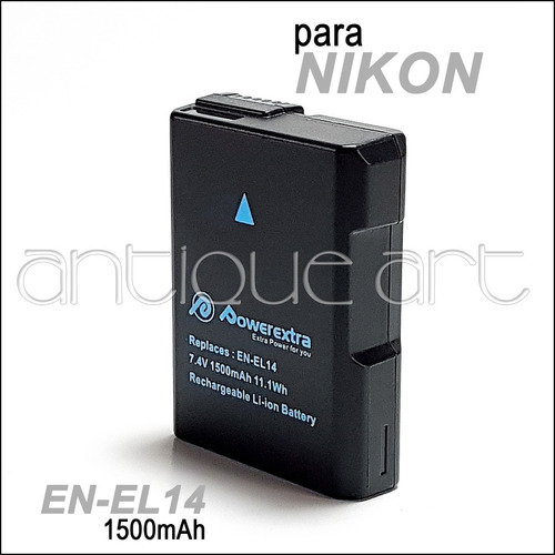 A64 Bateria En-el14 Para Nikon D5300 D5000 D3300 P7100 Df