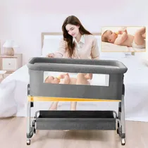 Comprar Cuna De Cuna De Bebé Zekoled 4-in-1 Cuna De Noche Con Red De