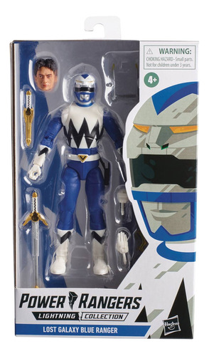 Figura Power Rangers Lightning Blue Ranger Coleccionable