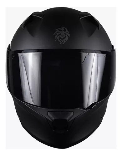 Casco de Moto Abatible Con Lente Interno Negro Mate DOT - Tienda