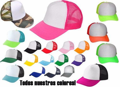 Gorros Trucker Rejilla Con El Diseño Que Quieras