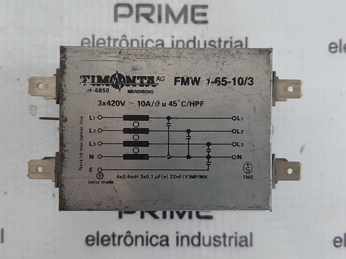 Fmw 4 65 10/3 Filtro Trifásico Timonta