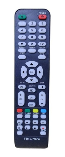 Controle Remoto Compatível Tv Cce - D46