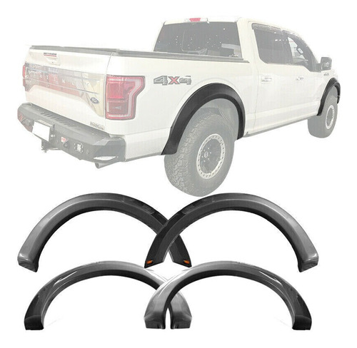 Kit De Cantoneras Led Estilo Raptor Ford Lobo F150 2015 2017