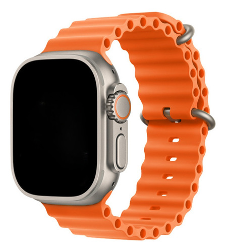 Pulseira Relógio Smartwatch 8 Ultra 42mm 44 45 49mm Cor Laranja