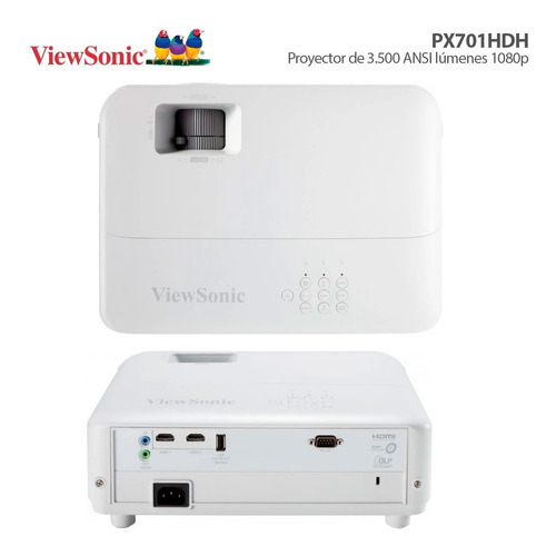 Imagen 7 de 7 de Proyector Fhd 1080p 3500 Lumenes Viewsonic Px701hdh