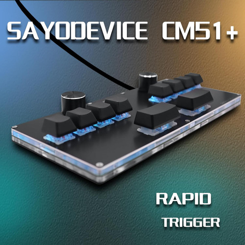 Sayodevice Cm51+ Teclado De Disparo Rápido Para Osudjmax...