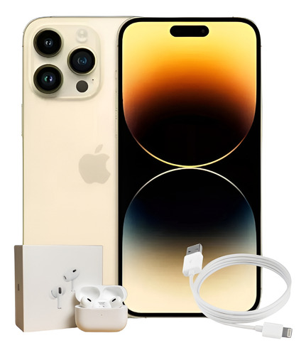 Apple iPhone 14 Pro Max 1 Tb - Color Oro + Regalo (Reacondicionado)