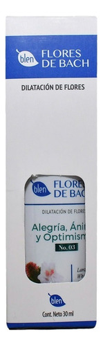 Flores De Bach Alegría Ánimo Y Optimismo 30ml Blen