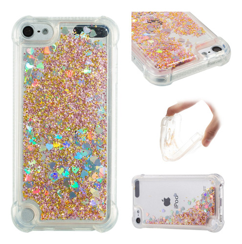 Lemaxelers Funda Compatible Con iPod Touch 7, Funda Liquida