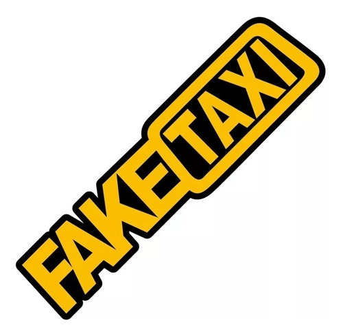 Calcomanía Auto Faketaxi