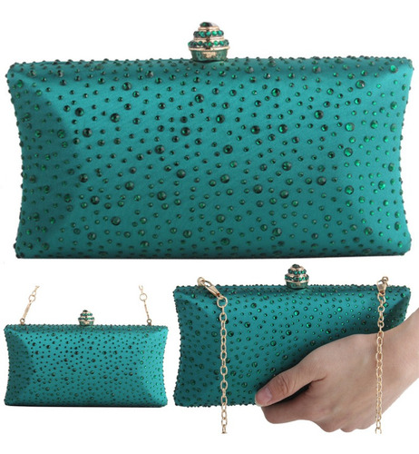 Bolso De Mano Brillante Para Mujer De Moda, Bolso De Fiesta