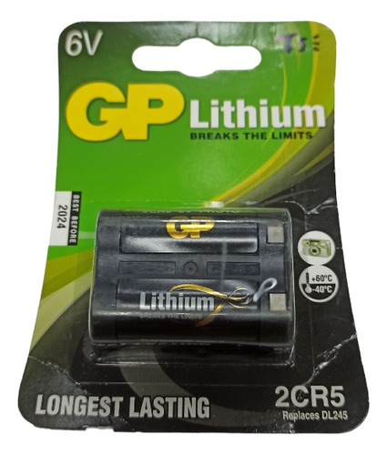 2cr5 Bateria Pila Lithio Equivalente A Dl245 Marca Gp