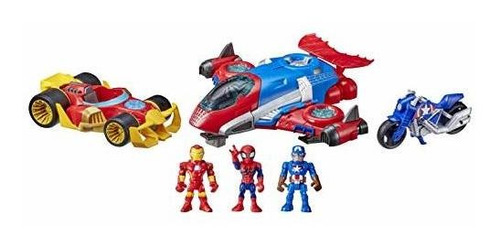 Super Hero Adventures Marvel - Multipack De Vehiculos