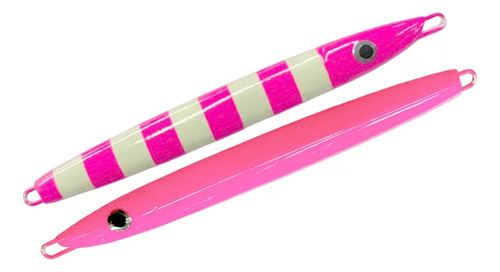 Isca Artificial Ns Jig Hybrid 60g 12,5cm Rosa Listrado Glow