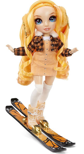 Imagen 6 de 7 de Muñeca Rainbow High Invierno Poppy Rowan Articulada Original
