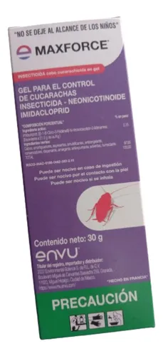 comprar Insecticida Envu Gel Cucarachas Jeringa Maxforce 30g