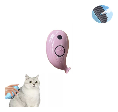 1u Cepillo Steaming Cat, Cepillo Vaporizado 3 En 1