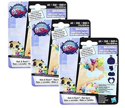 Littlest Petshop Petshop Pets Blind Bag 3 Pack