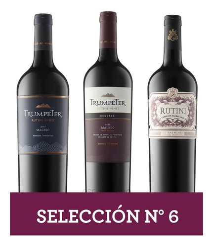 Vino Selección Nro 6 - Rutini Wines 3x750 Ml