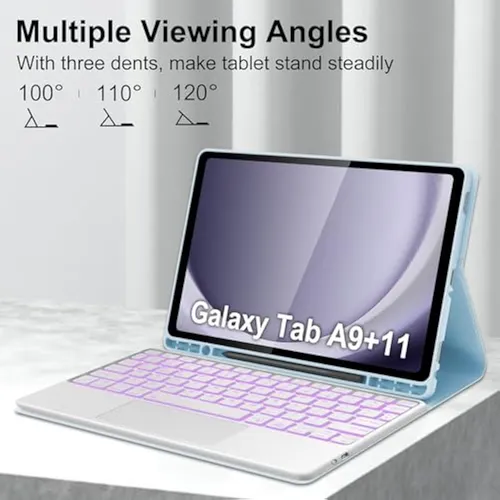 Funda De Teclado Para Samsung Galaxy Tab A9 Plus