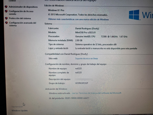 Laptop Hp Compaq Nx6320 Funcional Leer Descripciòn Negro (Usado)