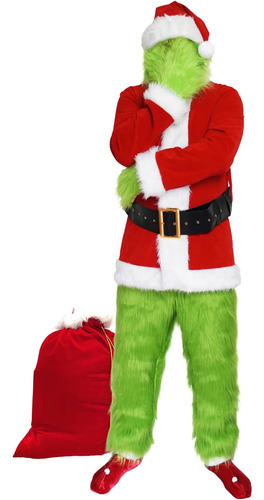 Disfraz De El Grinch Para Adultos/talla Xxl