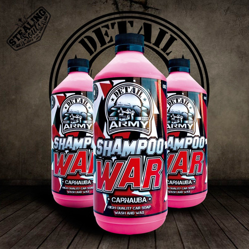 Detail Army® - 002 | Shampoo War | Con Cera Carnauba | 550cc | Detailing