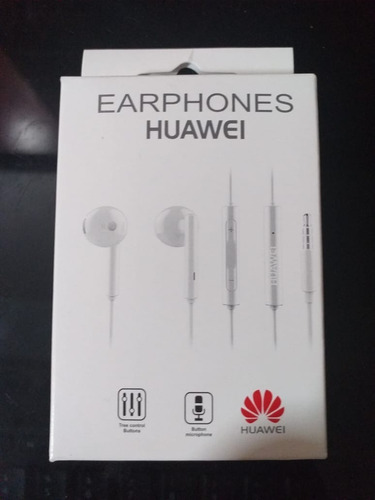 Audífono Huawei Control Volumen Plug Manos Libres Caja