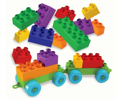 Balde Blocks Ladrillos Chicos Por 60 Piezas Blokoco 01-0254