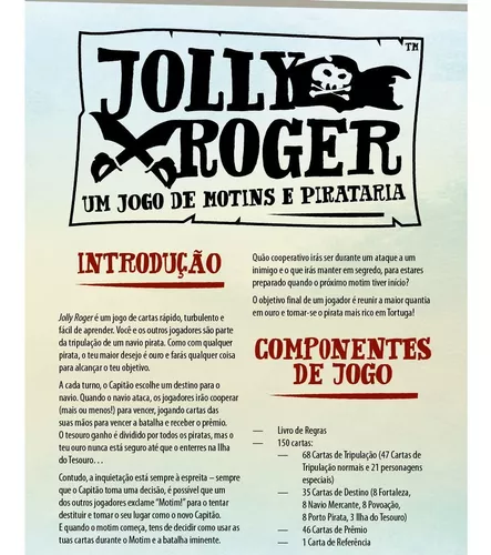 Jogo tabuleiro jolly roger devir