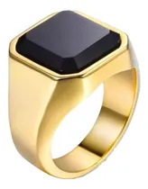 Comprar Anillo En Acero Quirúrgico Mesa - Piedras Anillos Hombre 