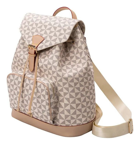 Mochilas De Diseñador De Lujo Para Mujer Con Cordones Blanco