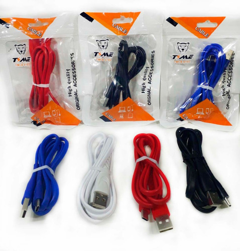 Imagen 2 de 3 de Cable Usb-c Reforzado Carga Rapida Para Celulares Tipo C