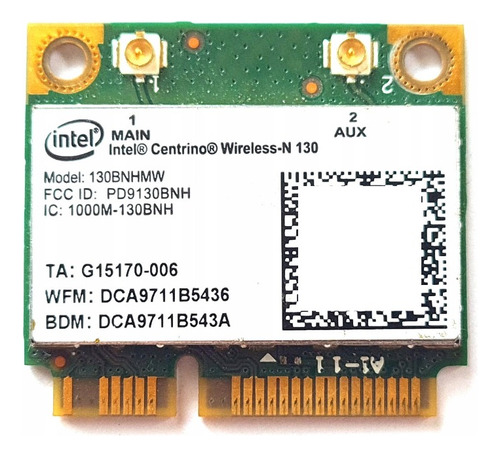 Tarjeta Wifi Intel Centrino Wireless-n 130 130bnhmw