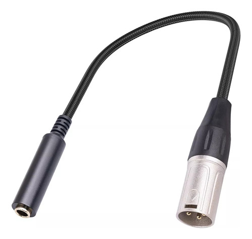 Adaptador De 2 Cables De 6,35 Mm Hembra A Cable Xlr Macho Tr