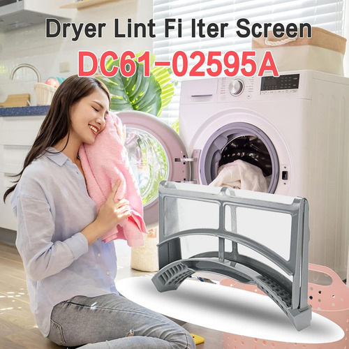 Funda De Filtro De Pelusa Para Secadora Dc61-02595a Para Sec