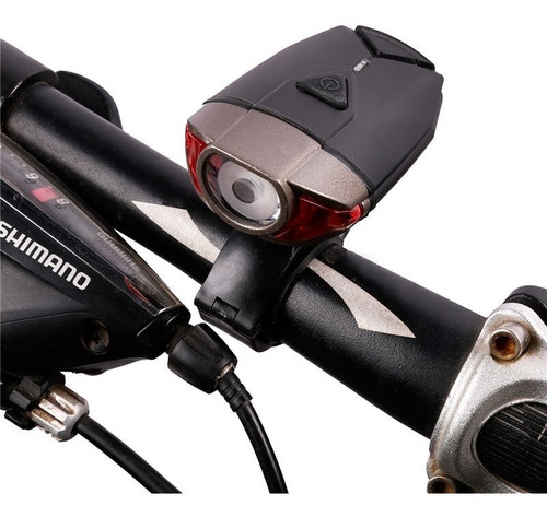 Luz Recargable Delantera Usb Impermeable 300 Lumens Bici