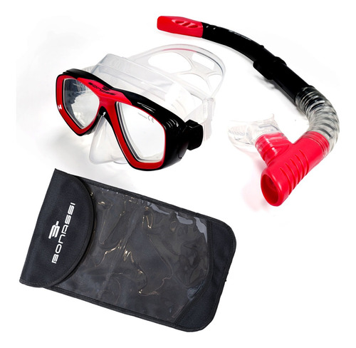 Visor Con Snorkel  Buceo Snorkel Marca Bonassi