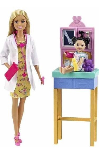 Barbie Pediatra Con Bebé