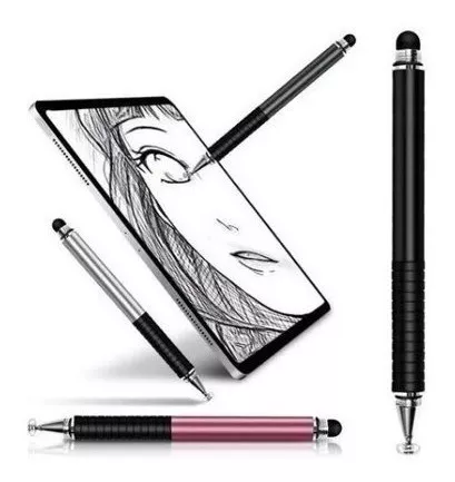 Lapiz Puntero Pluma Pen Tactil Capacitivo Pantalla Smartphone Tablet Negro  – OcioDual