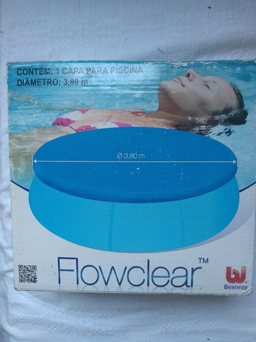 Capa Piscinas 3,80cm = 3,66 Infláveis Bestway Flowclear