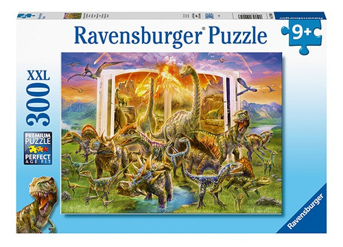 Puzzle Xxl Diccionario De Dinosaurios - 300 Piezas